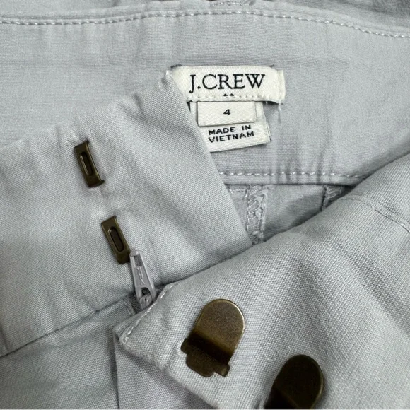 J. Crew Factory Frankie Bermuda Shorts Gray 9” - Picture 6 of 7